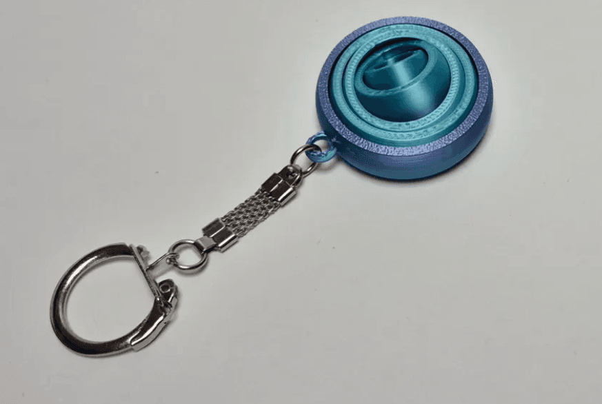 Gyro keychain fidget